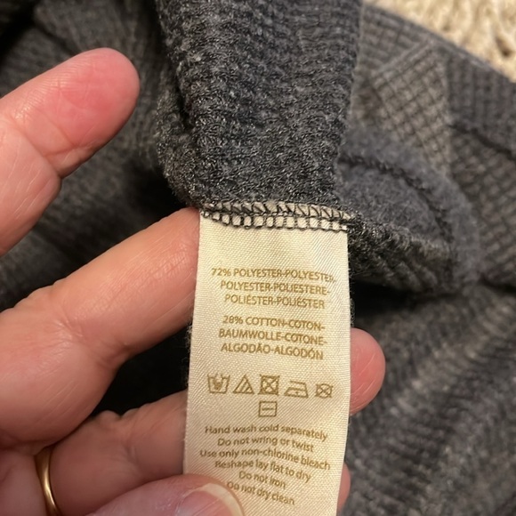 We The Free Kitten Thermal Knit Flare Tank Top women’s Sz‎ XS GRAY distressed - Picture 13 of 14